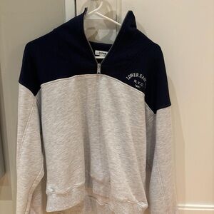 Garage Navy and Gray quarter zipPullover